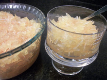 Doce de mamão verde ralado