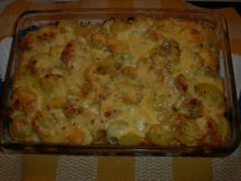 Auflauf de frango com legumes (receita alemã)
