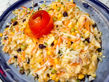 Salada tropical refrescante