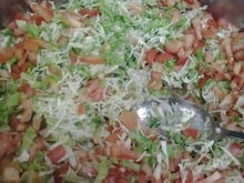 Salada de Rúcula e Manga