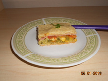 Empadão de legumes da Denise