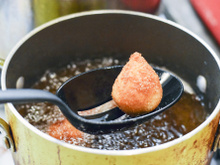 Coxinha de sobras de arroz