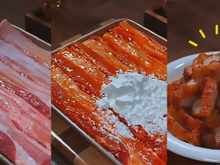 O melhor torresmo que eu já comi na vida é feito de um jeito completamente inusitado, mas muito fácil