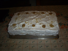 Bolo de nozes Natalino