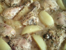 Frango assado com laranja fácil fácil e muito bom