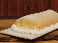 Rocambole de baba de moça