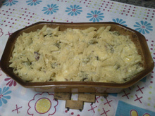 Macarrão com brócolis e molho branco