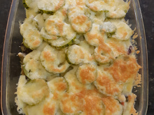 Abobrinha e berinjela gratinadas