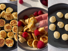 Estou apaixonada por essa panquequinha de banana sempre como no lanche ou no café da manhã