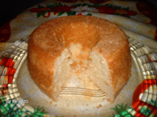 Bolo de coco saboroso