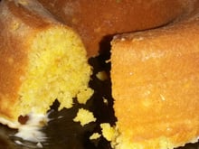 Bolo de milho tipo pamonha com requeijão cremoso