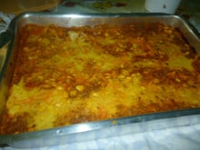 Torta de carne com legumes fácil