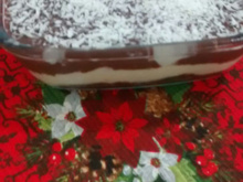 Pavê de coco com chocolate