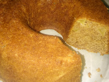 Bolo de maçã com canela