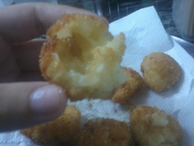 Bolinho frito de tapioca