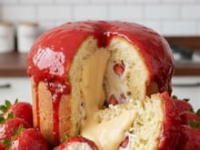 Vou preparar o panetone de morango do amor que promete brilhar mais que o pisca-pisca na ceia de Natal!