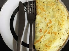 Pão de queijo de frigideira