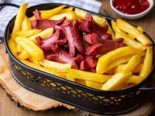 Petisco de calabresa sequinha na airfryer