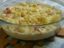 Falso souflé de couve-flor