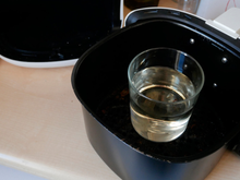 O truque do copo de água na fritadeira é um dos melhores que já recebi