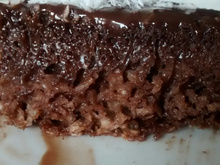 Bolo de chocolate com coco
