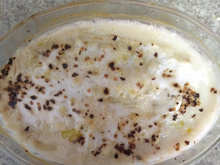 Peixe ao leite de coco com banana