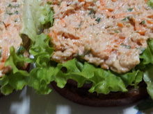 Sanduíche natural de atum 