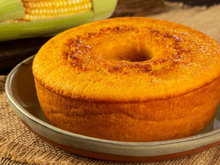 Bolo de milho cozido