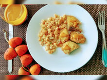 Farofa de pupunha 