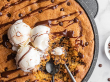 Adeus cookie individual: agora só faço cookie de travessa recheado com brigadeiro, é muito cremoso e fácil de fazer