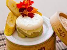 Doce de banana caturra com creme