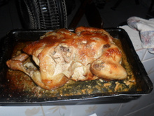 Frango assado rápido