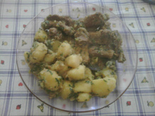 Costela suína com batatas