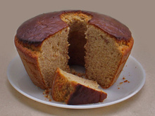 Bolo de amendoim diet
