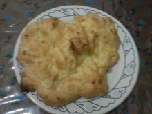 Bolinho de mandioca assado
