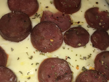 Pizza de pão integral