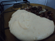 Pirão de aipim (macaxeira ou mandioca)