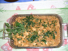 Posta de cação à Thermidor