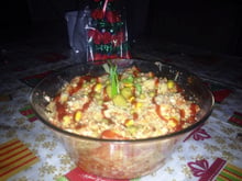 Macarrão recheado