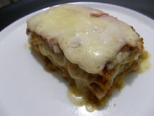 Lasanha com massa de panqueca