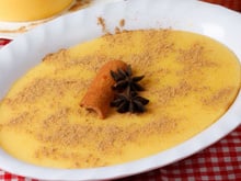 Curau de milho verde vegano com leite de coco delicioso
