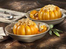 Abóbora ao Creme de Frango com Óleo Ducoco