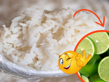 Arroz de limão, a receita perfeita pra sair da mesmice com um acompanhamento fácil de fazer (adoro comer com peixe!)