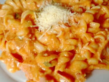 Macarrão na panela de pressão