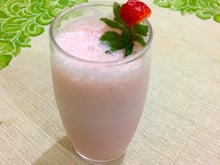 Frapê de morango