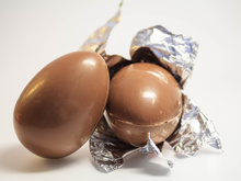 Ovo de páscoa de chocolate