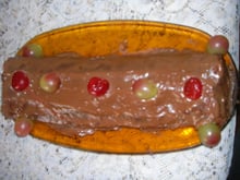 Rocambole de chocolate delícia