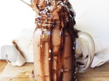 Sorvete saudável de chocolate