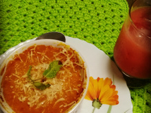 Escondidinho de abóbora e carne de sol
