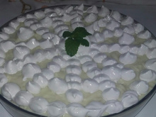 Bolo pavê de abacaxi